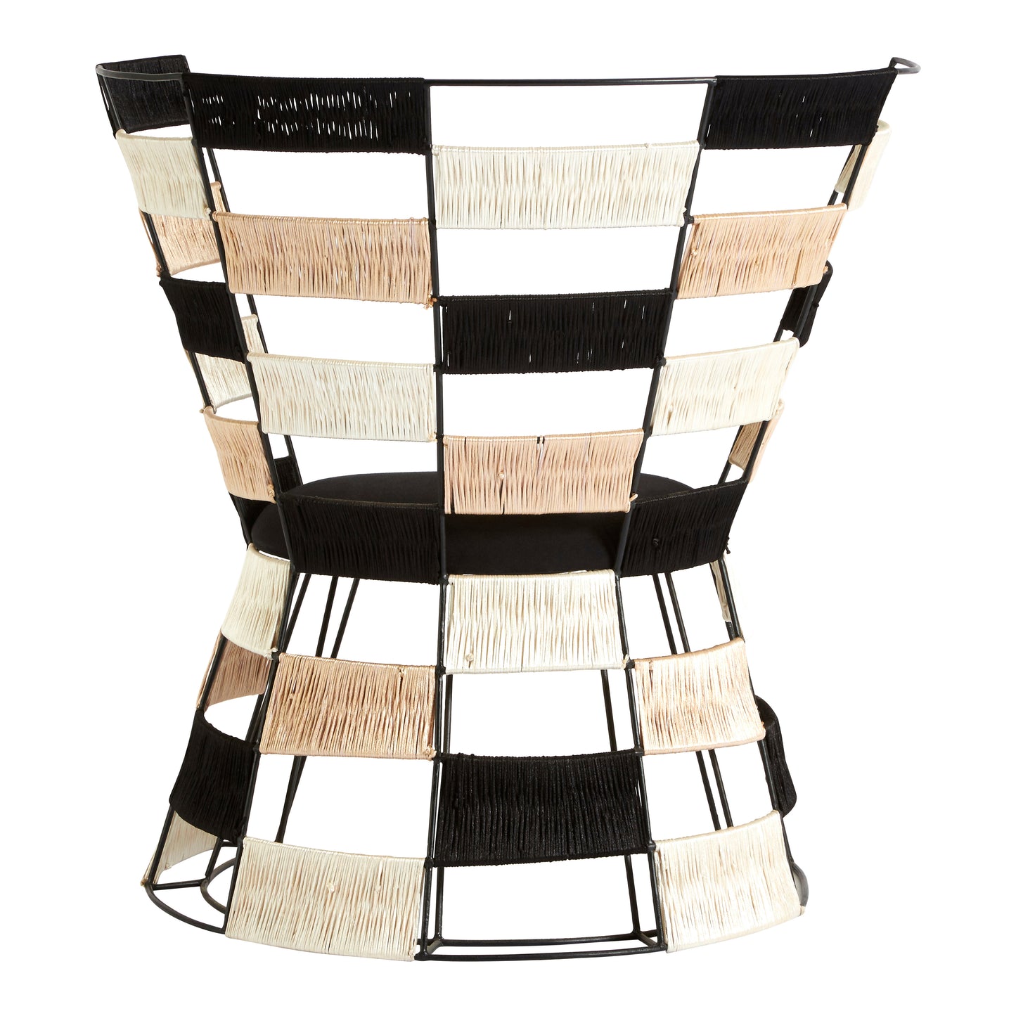 Lagos Fusion Beige And Black And White Chair