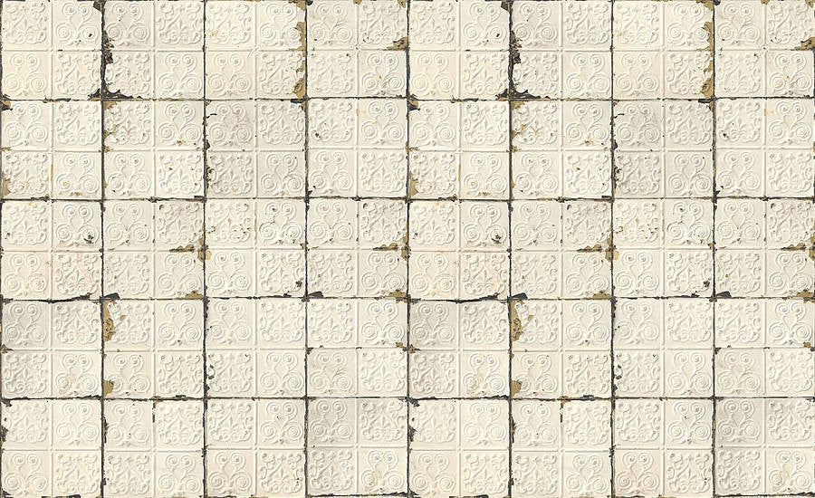 Brooklyn Tins Wall Paper by MERCI TIN-02
