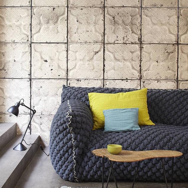 Brooklyn Tins Wall Paper by MERCI TIN-03
