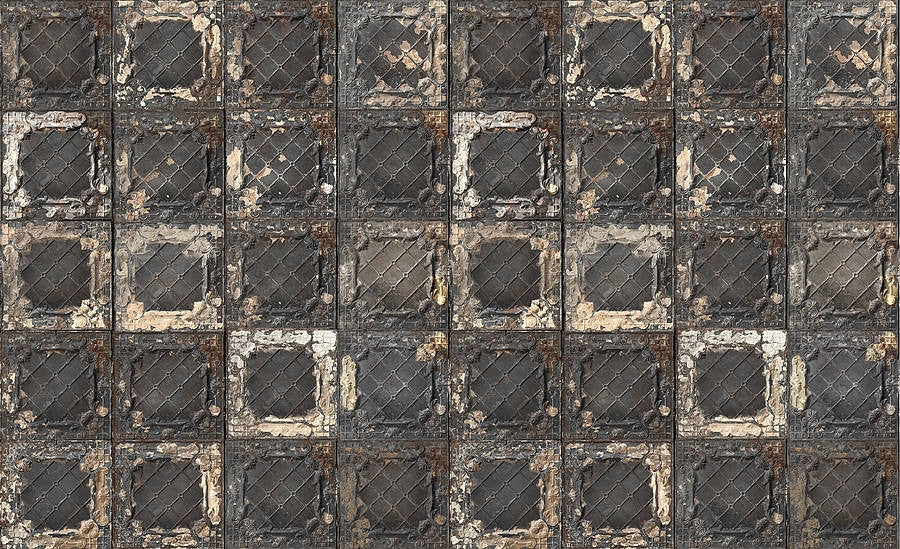 Brooklyn Tins Wall Paper by MERCI TIN-07