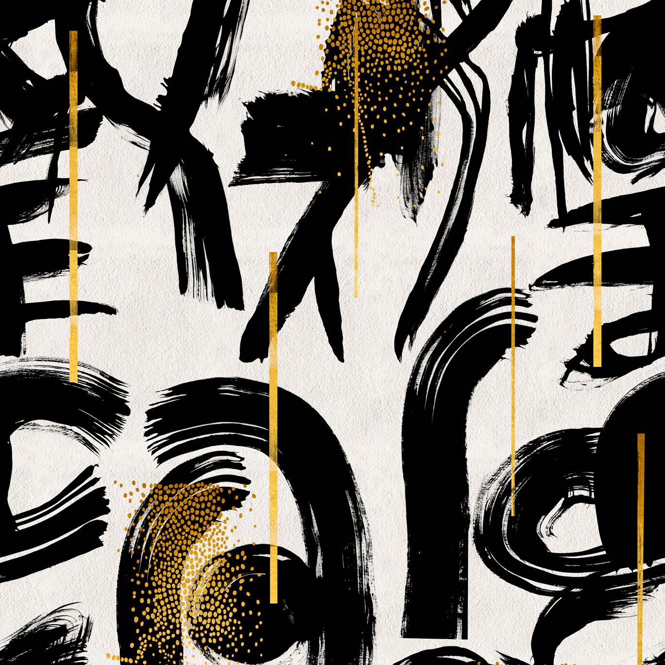 Mind The Gap Gestural Abstraction Wallpaper White Punch