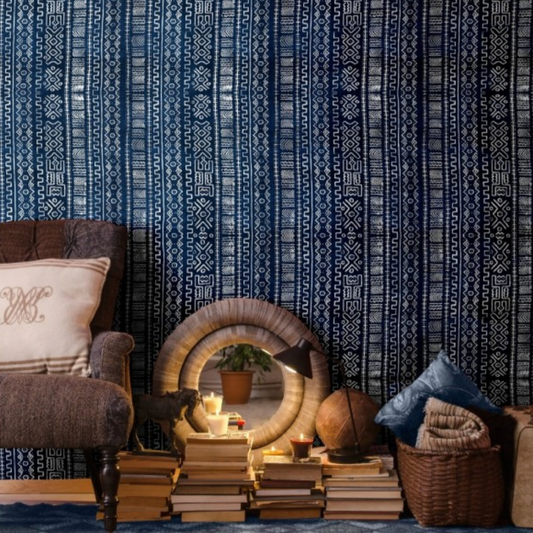 Bogolanfinil Wallpaper from Mind The Gap fro White Punch