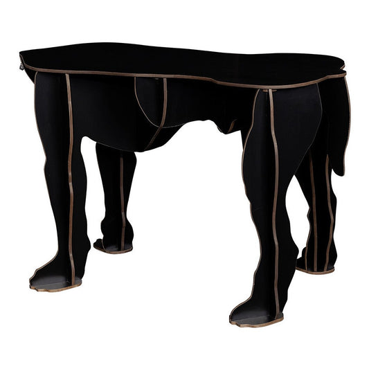 ibride Big Dog Stool Rex Black White Punch UK