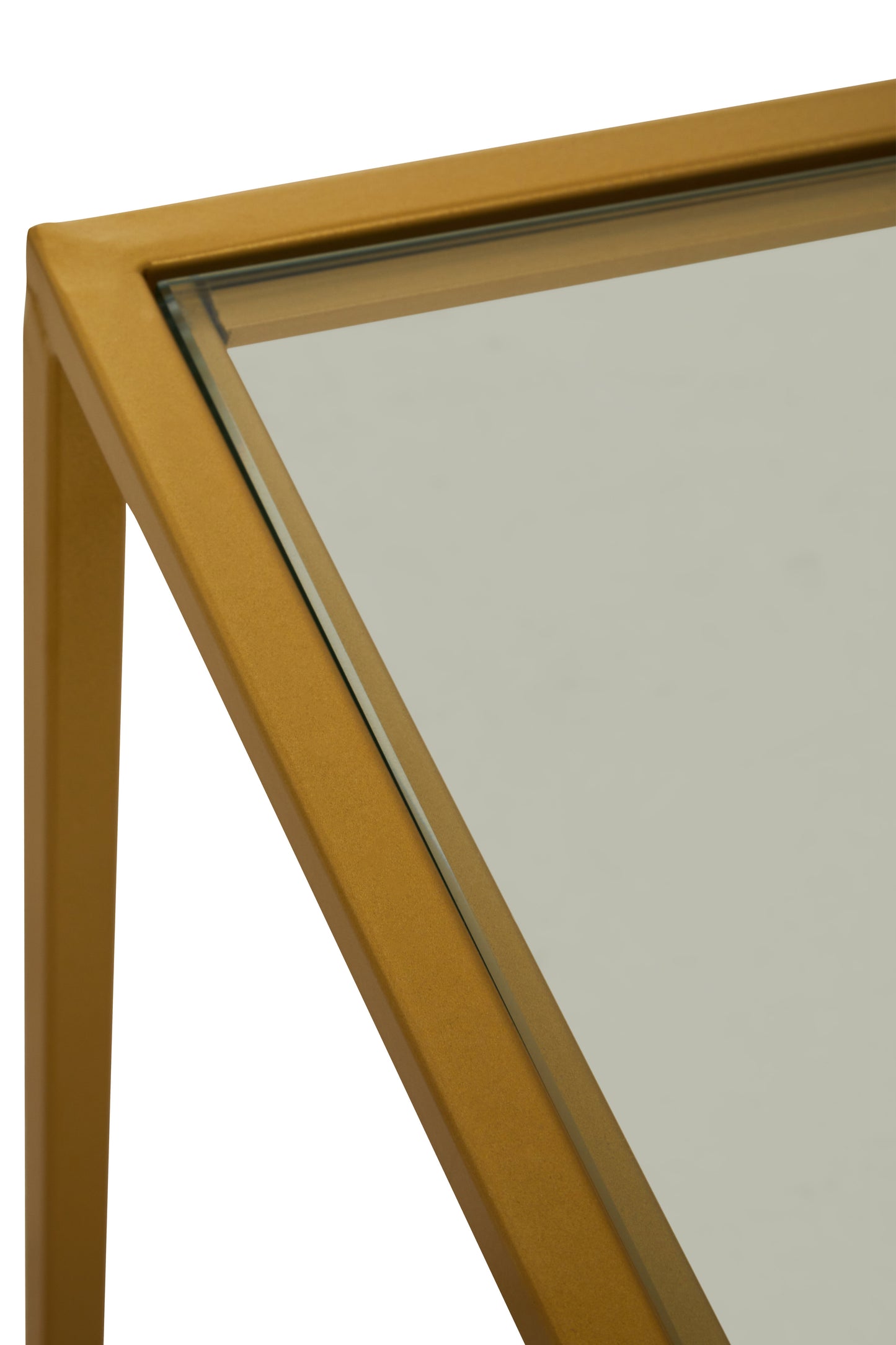 Ava Gold Finish Console Table