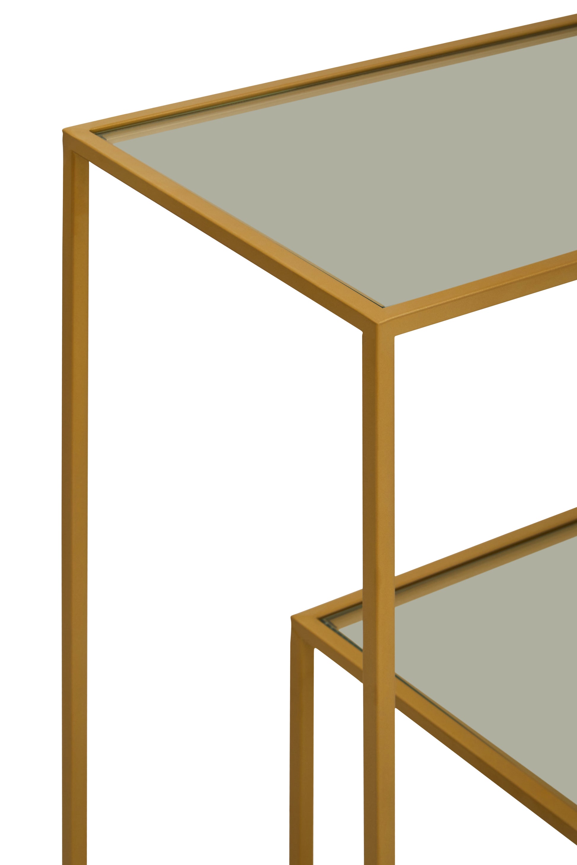 Ava Gold Finish Console Table