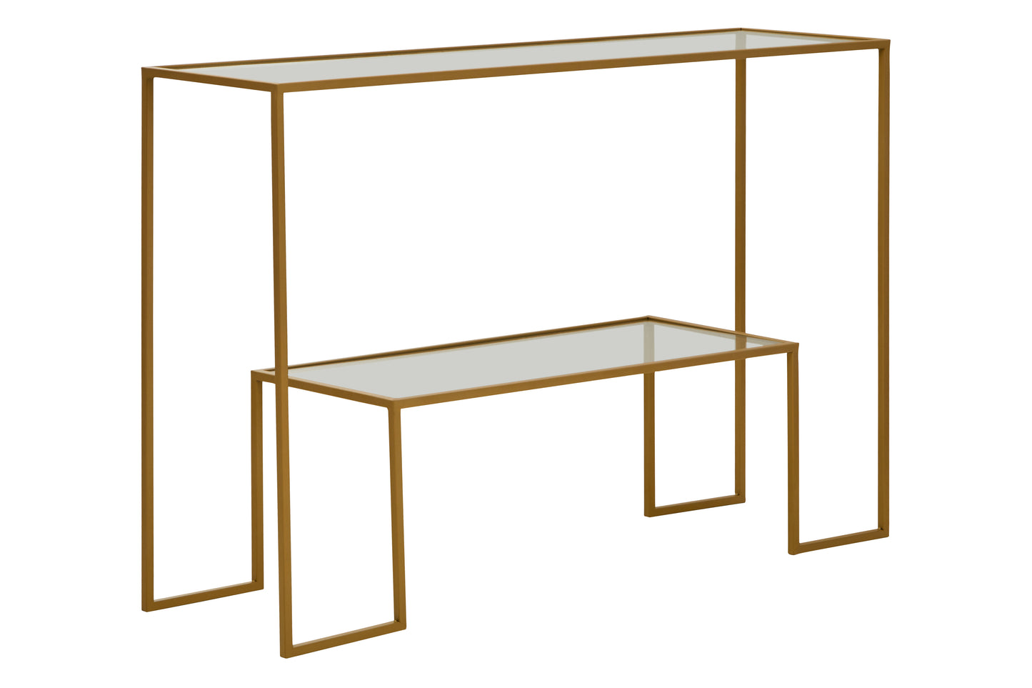 Ava Gold Finish Console Table