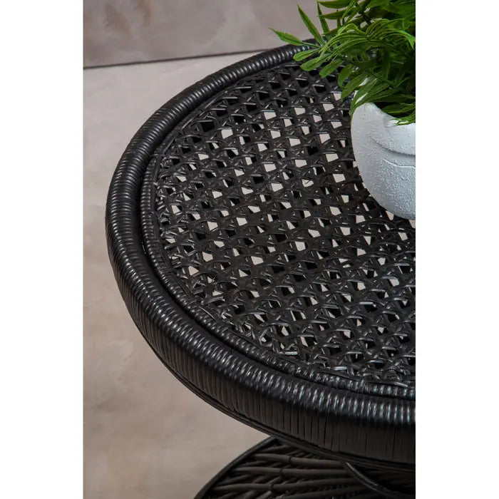 Mantra Black Rattan Table