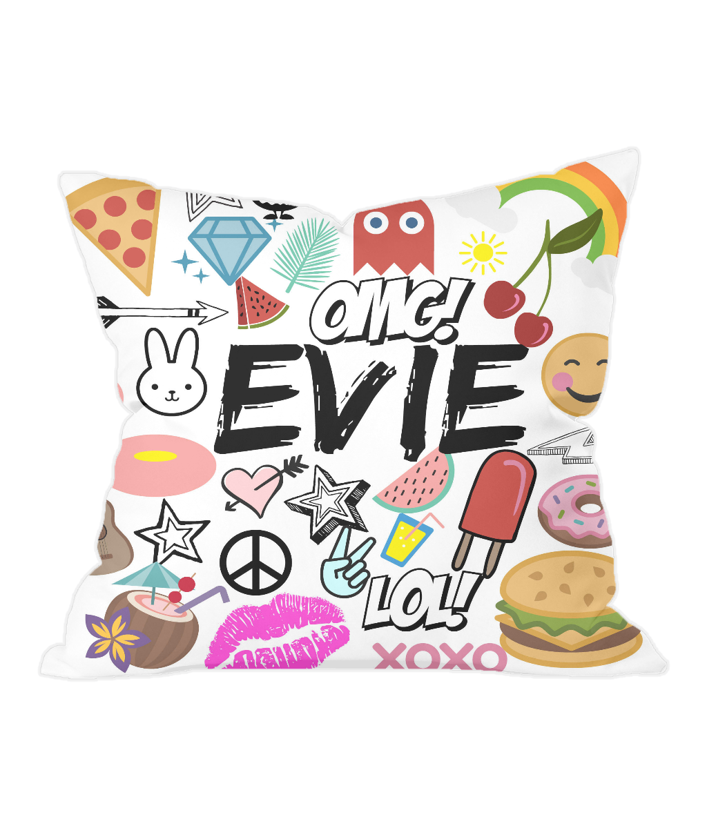 Customised Name Throw Cushion