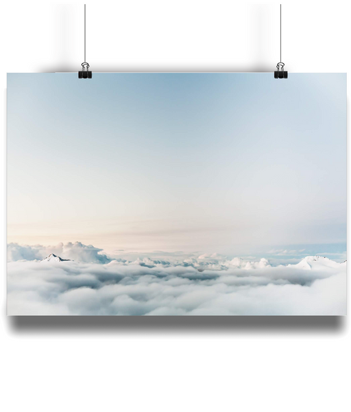 Dream of Clouds Poster Print from White Punch