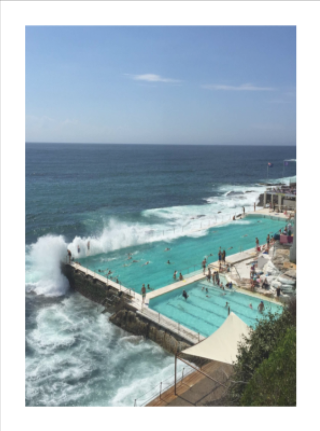 Bondi Beach Pool Print from White Punch