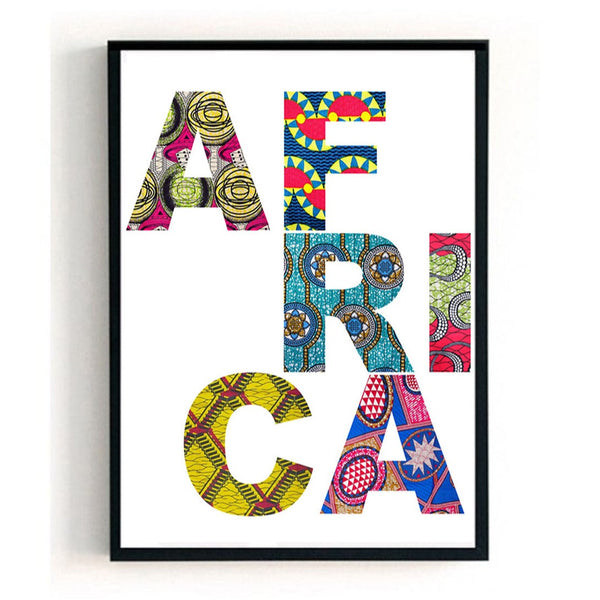 Africa Wax Print Poster Print from White Punch UK