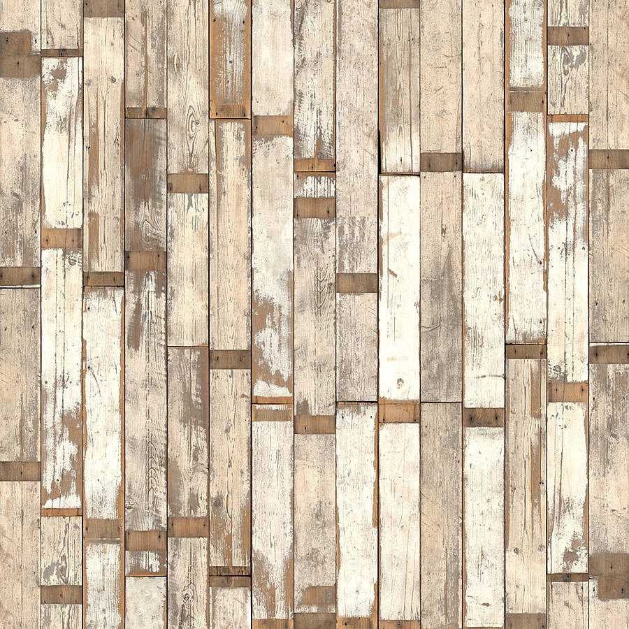 Scrap Wood Wall Paper 02 by Piet Hein Eek