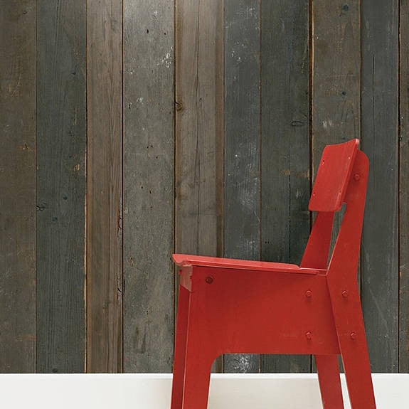 Scrap Wood Wall Paper 04 by Piet Hein Eek