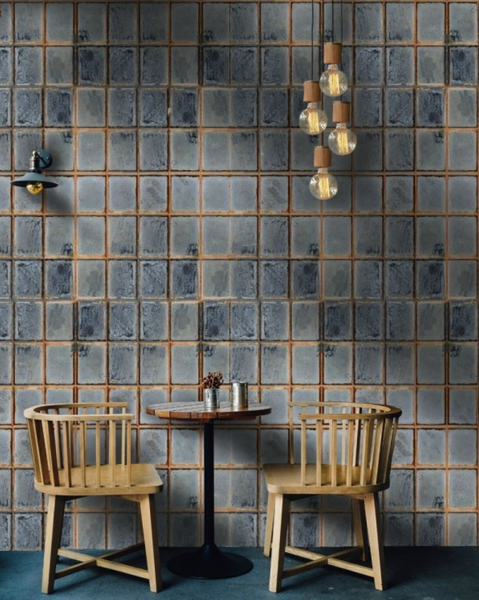 Mind The Gap Foundry Wall Wallpaper from White Punch